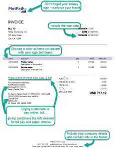 plotpath invoice example