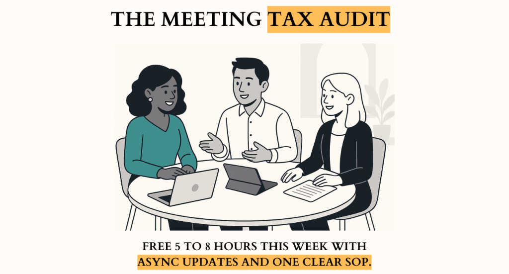 meeting tax audit
